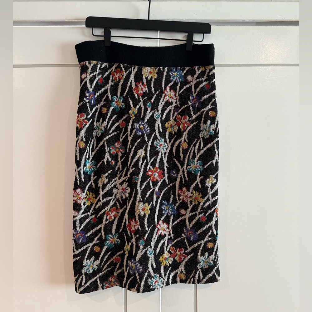 Vintage Missoni Neiman Marcus Floral Pull On Skirt